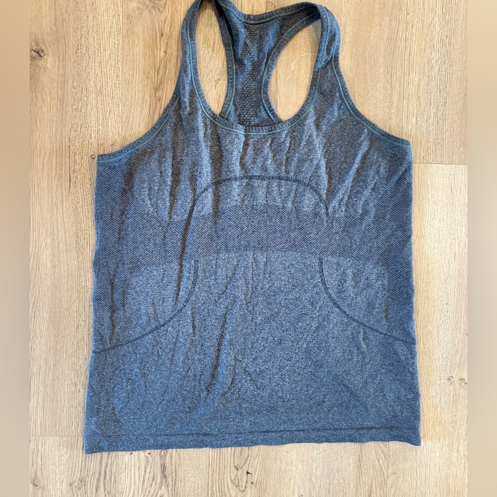 lululemon athletica Blue Tank Top